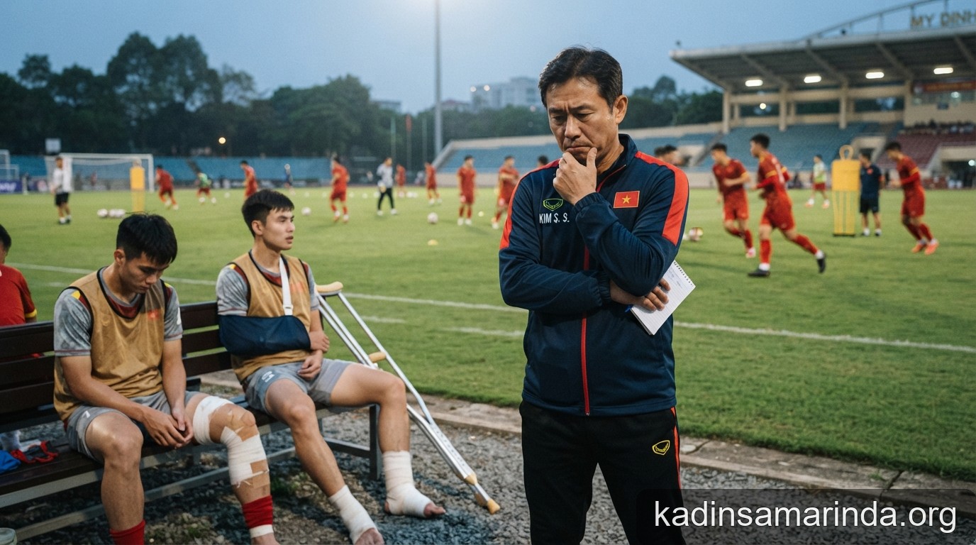 FIFA ASEAN Cup 2026: HLV Kim Sang-sik đối mặt bài toán nhân sự sau 'bão chấn thương'